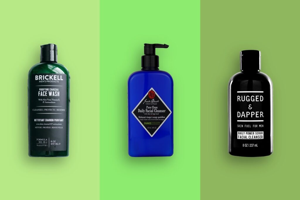 The top 3 best face washes for black men