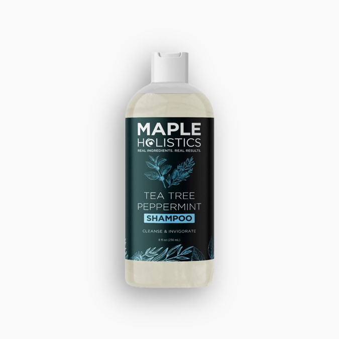 Maple Holistics Tea Tree Peppermint Shampoo for Black Men