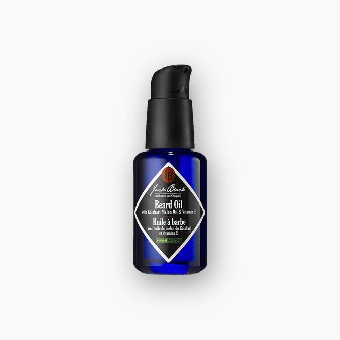 Jack Black vitamin e fortified beard oil for black-skinned men